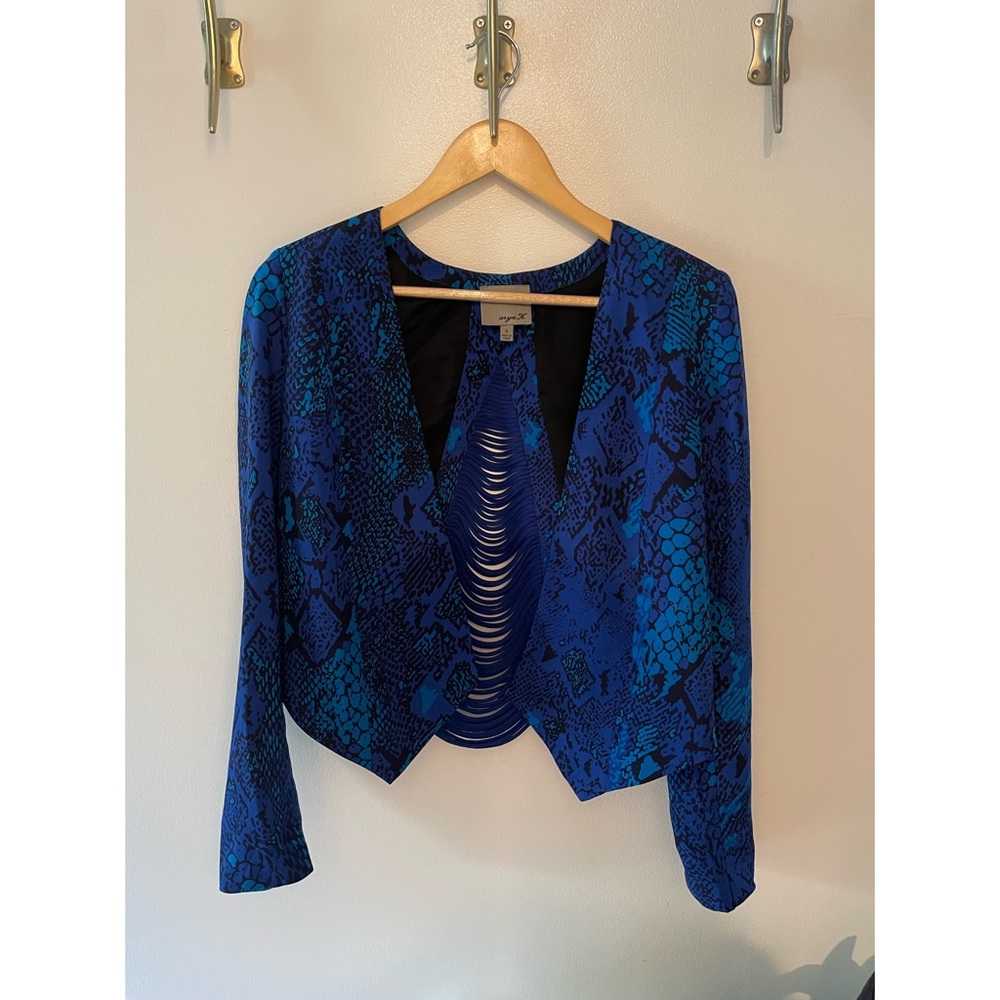 Snake-print Jacket